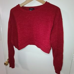 Long sleeve crop top